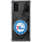 NBA Philadelphia 76ers Black Rust Galaxy Note20 5G Clear Case