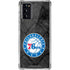 NBA Philadelphia 76ers Black Rust Galaxy Note20 5G Clear Case