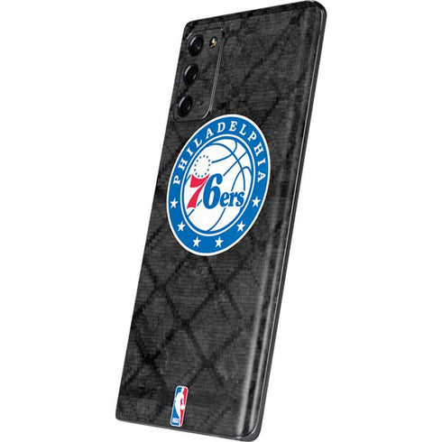 NBA Philadelphia 76ers Black Rust Galaxy Note20 5G Skin