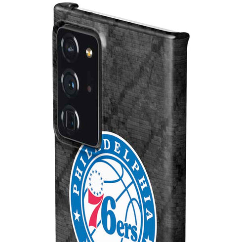 NBA Philadelphia 76ers Black Rust Galaxy Note20 Ultra 5G Lite Case