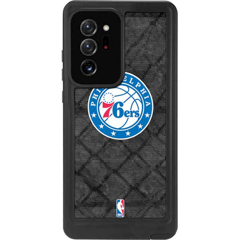 NBA Philadelphia 76ers Black Rust Galaxy Note20 Ultra 5G Waterproof Case
