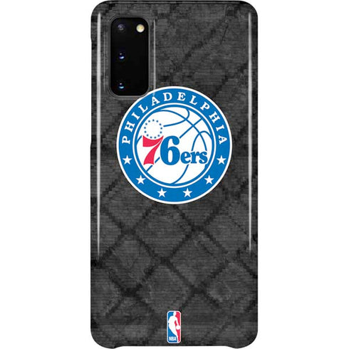 NBA Philadelphia 76ers Black Rust Galaxy S20 Lite Case