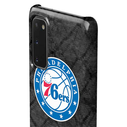 NBA Philadelphia 76ers Black Rust Galaxy S20 Lite Case