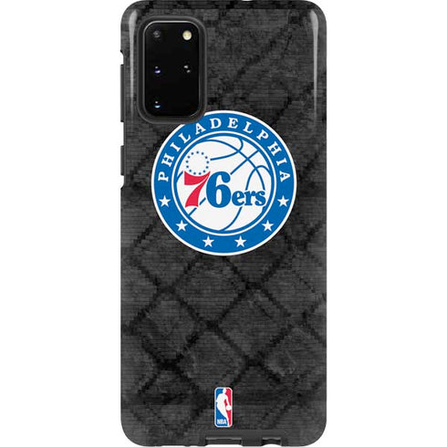 NBA Philadelphia 76ers Black Rust Galaxy S20 Plus Pro Case