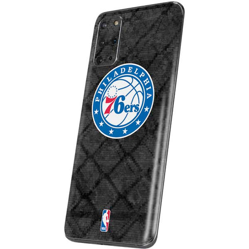 NBA Philadelphia 76ers Black Rust Galaxy S20 Plus Skin