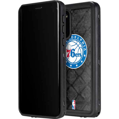 NBA Philadelphia 76ers Black Rust Galaxy S20 Plus Waterproof Case