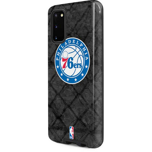 NBA Philadelphia 76ers Black Rust Galaxy S20 Pro Case