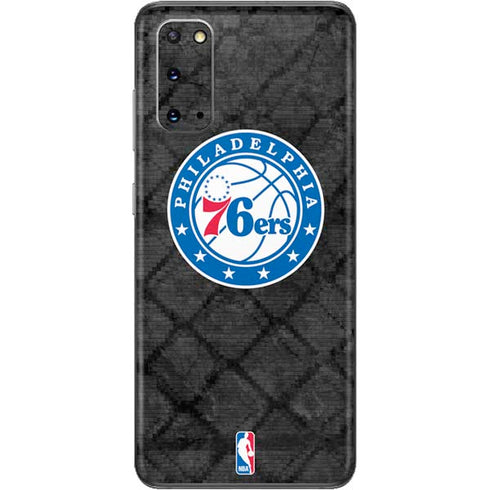 NBA Philadelphia 76ers Black Rust Galaxy S20 Skin