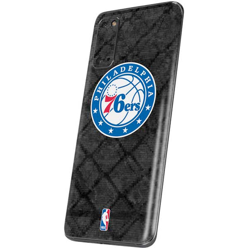 NBA Philadelphia 76ers Black Rust Galaxy S20 Skin