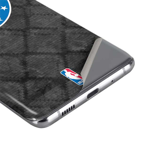 NBA Philadelphia 76ers Black Rust Galaxy S20 Skin