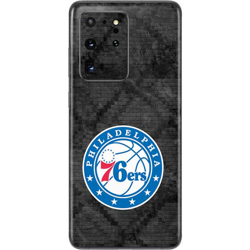 NBA Philadelphia 76ers Black Rust Galaxy S20 Ultra 5G Skin