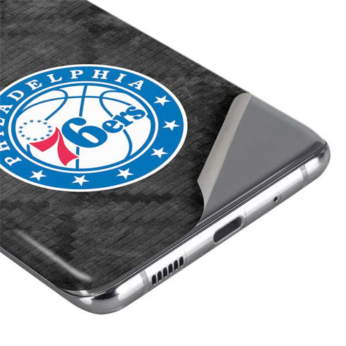 NBA Philadelphia 76ers Black Rust Galaxy S20 Ultra 5G Skin
