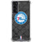 NBA Philadelphia 76ers Black Rust Galaxy S21 5G Clear Case