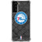 NBA Philadelphia 76ers Black Rust Galaxy S21 FE Clear Case