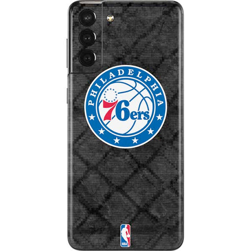 NBA Philadelphia 76ers Black Rust Galaxy S21 Plus 5G Skin