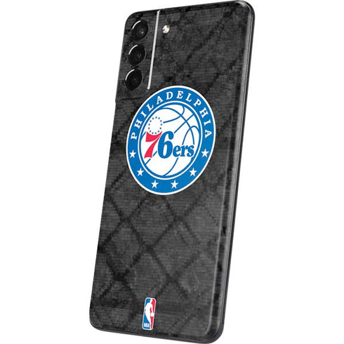 NBA Philadelphia 76ers Black Rust Galaxy S21 Plus 5G Skin