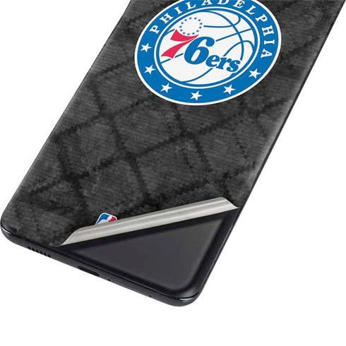 NBA Philadelphia 76ers Black Rust Galaxy S21 Ultra 5G Skin
