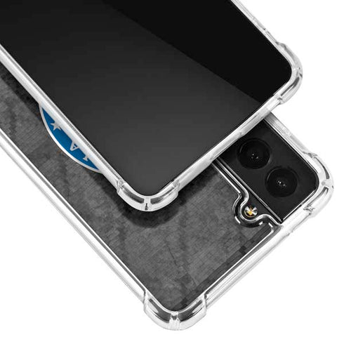 NBA Philadelphia 76ers Black Rust Galaxy S22 Clear Case