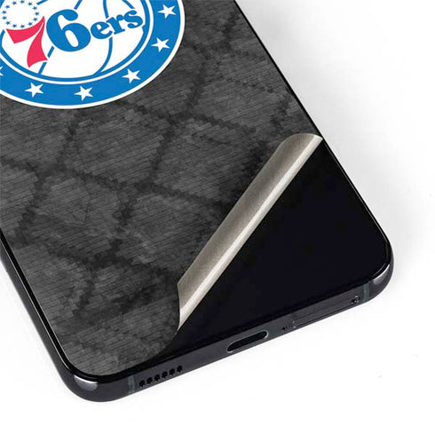 NBA Philadelphia 76ers Black Rust Galaxy S22 Plus Skin