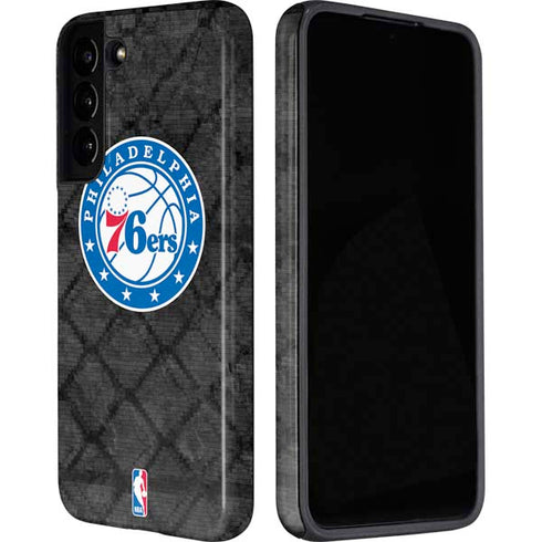 NBA Philadelphia 76ers Black Rust Galaxy S22 Pro Case