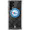 NBA Philadelphia 76ers Black Rust Galaxy S22 Ultra Clear Case
