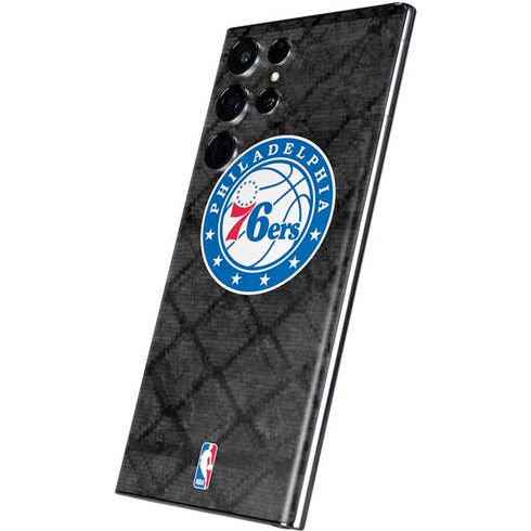 NBA Philadelphia 76ers Black Rust Galaxy S22 Ultra Skin