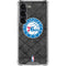 NBA Philadelphia 76ers Black Rust Galaxy S23 Clear Case