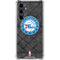 NBA Philadelphia 76ers Black Rust Galaxy S23 FE Clear Case