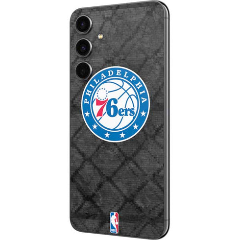 NBA Philadelphia 76ers Black Rust Galaxy S23 FE Skin
