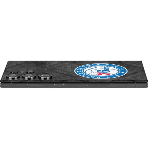 NBA Philadelphia 76ers Black Rust Galaxy S23 Ultra Skin