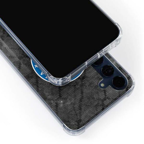 NBA Philadelphia 76ers Black Rust Galaxy S24 Clear Case