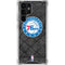 NBA Philadelphia 76ers Black Rust Galaxy S24 Ultra Clear Case