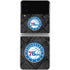 NBA Philadelphia 76ers Black Rust Galaxy Z Flip4 5G Skin