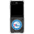 NBA Philadelphia 76ers Black Rust Galaxy Z Flip5 5G Clear Case