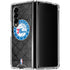 NBA Philadelphia 76ers Black Rust Galaxy Z Fold4 5G Clear Case