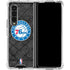 NBA Philadelphia 76ers Black Rust Galaxy Z Fold4 5G Clear Case