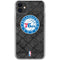 NBA Philadelphia 76ers Black Rust iPhone 11 Clear Case