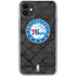 NBA Philadelphia 76ers Black Rust iPhone 11 Clear Case