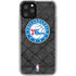 NBA Philadelphia 76ers Black Rust iPhone 11 Pro Clear Case