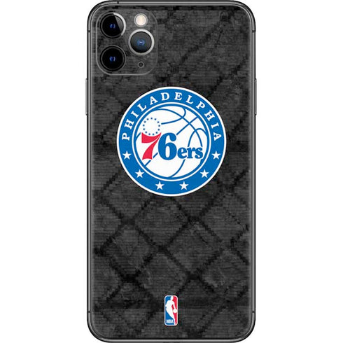 NBA Philadelphia 76ers Black Rust iPhone 11 Pro Max Skin