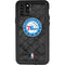 NBA Philadelphia 76ers Black Rust iPhone 11 Pro Max Waterproof Case