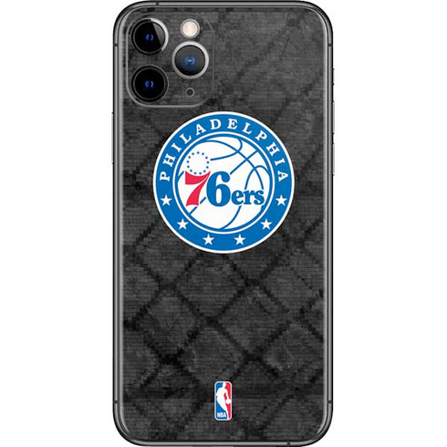 NBA Philadelphia 76ers Black Rust iPhone 11 Pro Skin