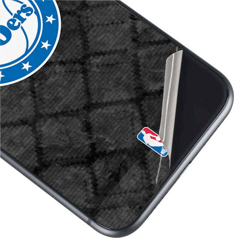 NBA Philadelphia 76ers Black Rust iPhone 11 Skin