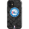 NBA Philadelphia 76ers Black Rust iPhone 12 Mini Impact Case