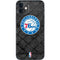 NBA Philadelphia 76ers Black Rust iPhone 12 Mini Skin