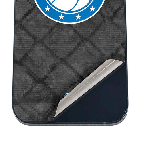 NBA Philadelphia 76ers Black Rust iPhone 12 Mini Skin