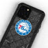 NBA Philadelphia 76ers Black Rust iPhone 12 Pro Waterproof Case