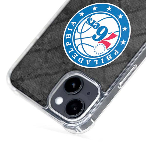 NBA Philadelphia 76ers Black Rust iPhone 13 MagSafe Case