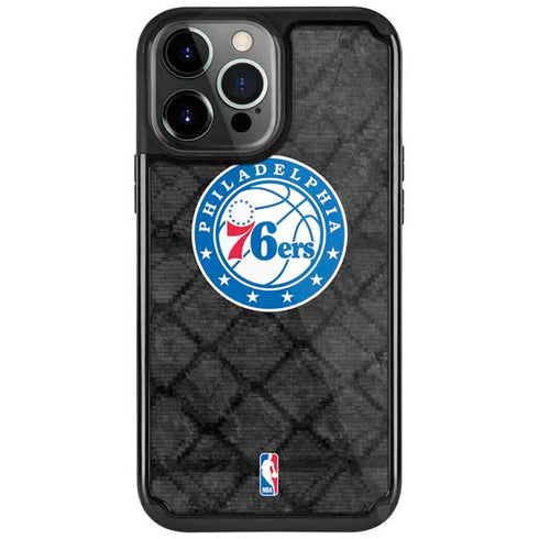 NBA Philadelphia 76ers Black Rust iPhone 13 Pro Cargo Case
