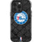 NBA Philadelphia 76ers Black Rust iPhone 13 Pro Impact Case